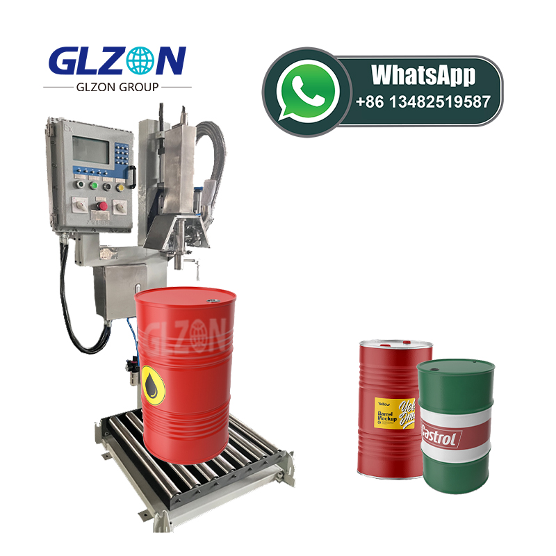 drum filling machine for liquid