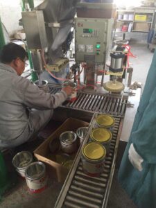 Coating filling machine